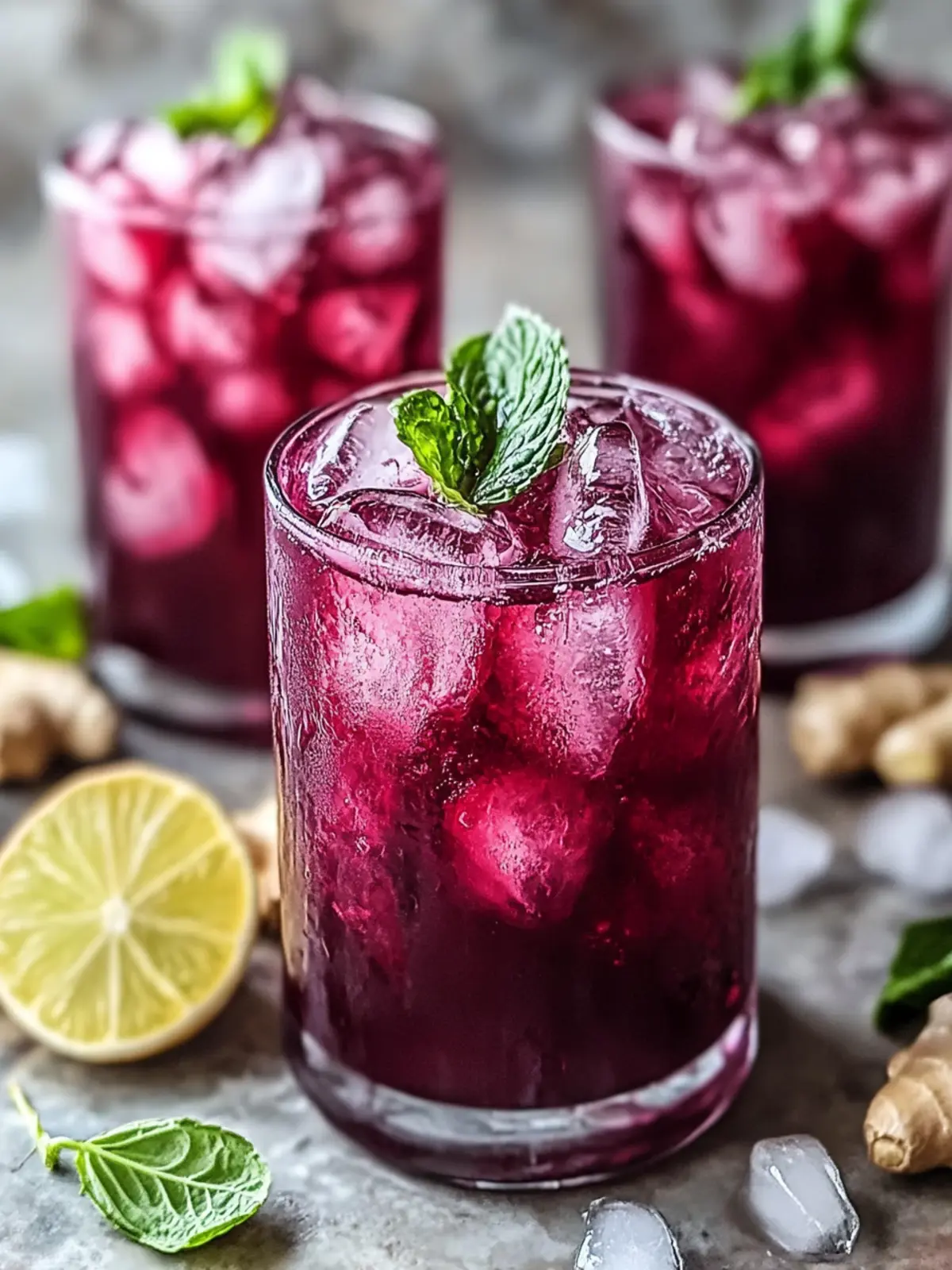 Refresh with Hibiscus Ginger Iced Tea: A Sweet Summer Sip 4 Hibiscus Ginger Iced Tea