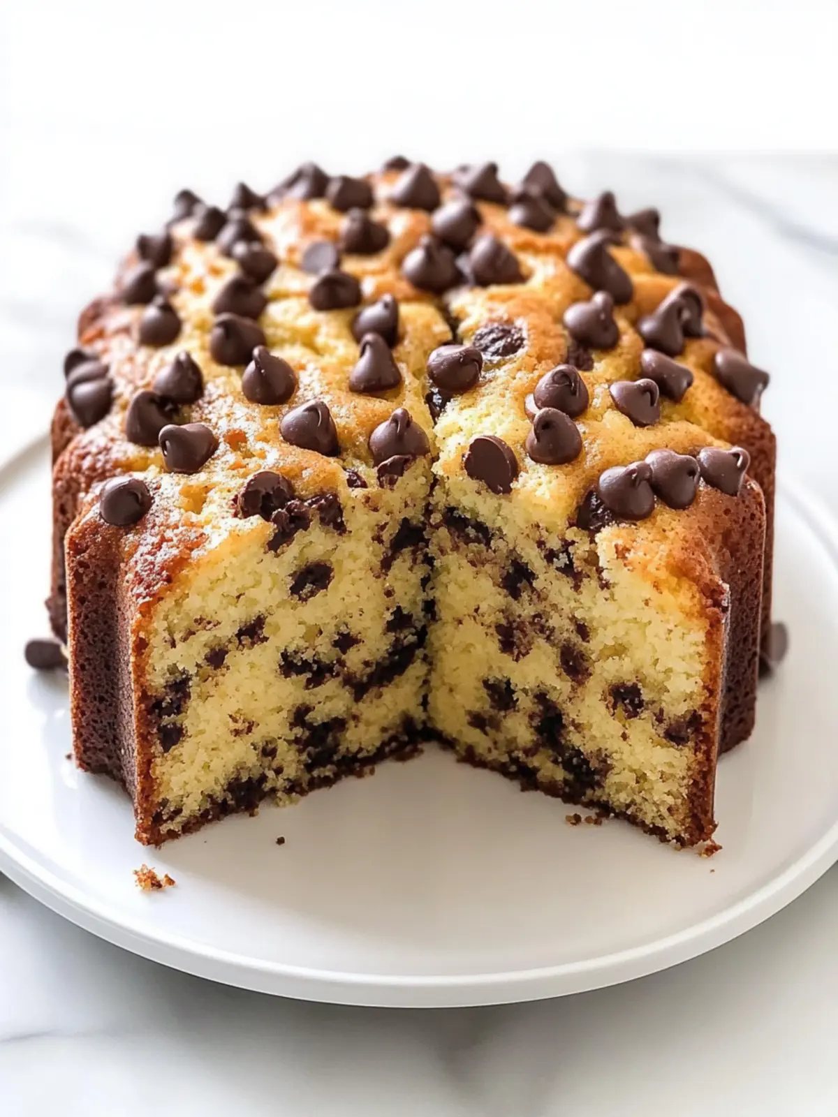 Sour Cream Chocolate Chip Pound Cake That's Pure Bliss 4 Sour Cream Chocolate Chip Pound Cake