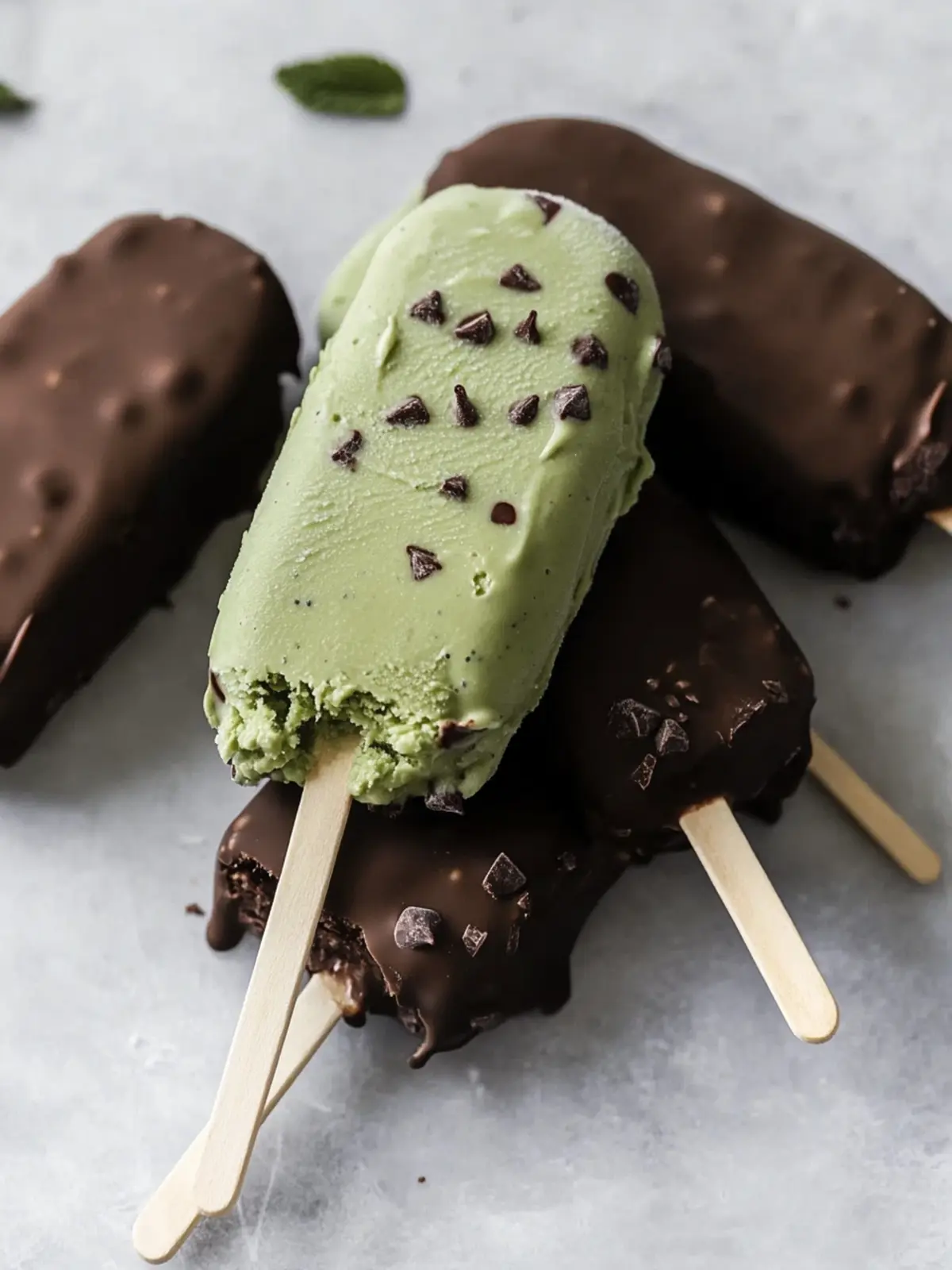 Delicious Avocado Mint Chocolate Ice Cream Bars You’ll Love 4 Avocado Mint Chocolate Ice Cream Bars
