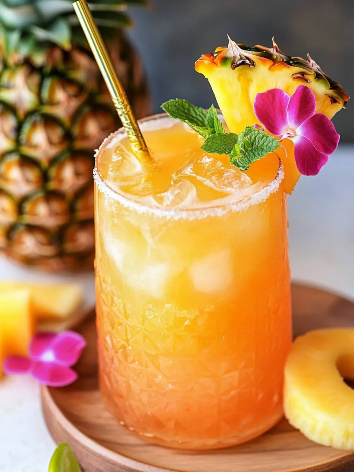 Pineapple Mango Rum Punch: Your Tropical Escape in a Glass 3 Pineapple Mango Rum Punch