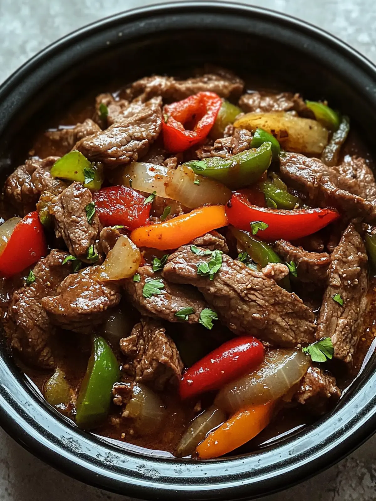 Mouthwatering Crockpot Pepper Steak for Effortless Dinners 5 Crockpot Pepper Steak