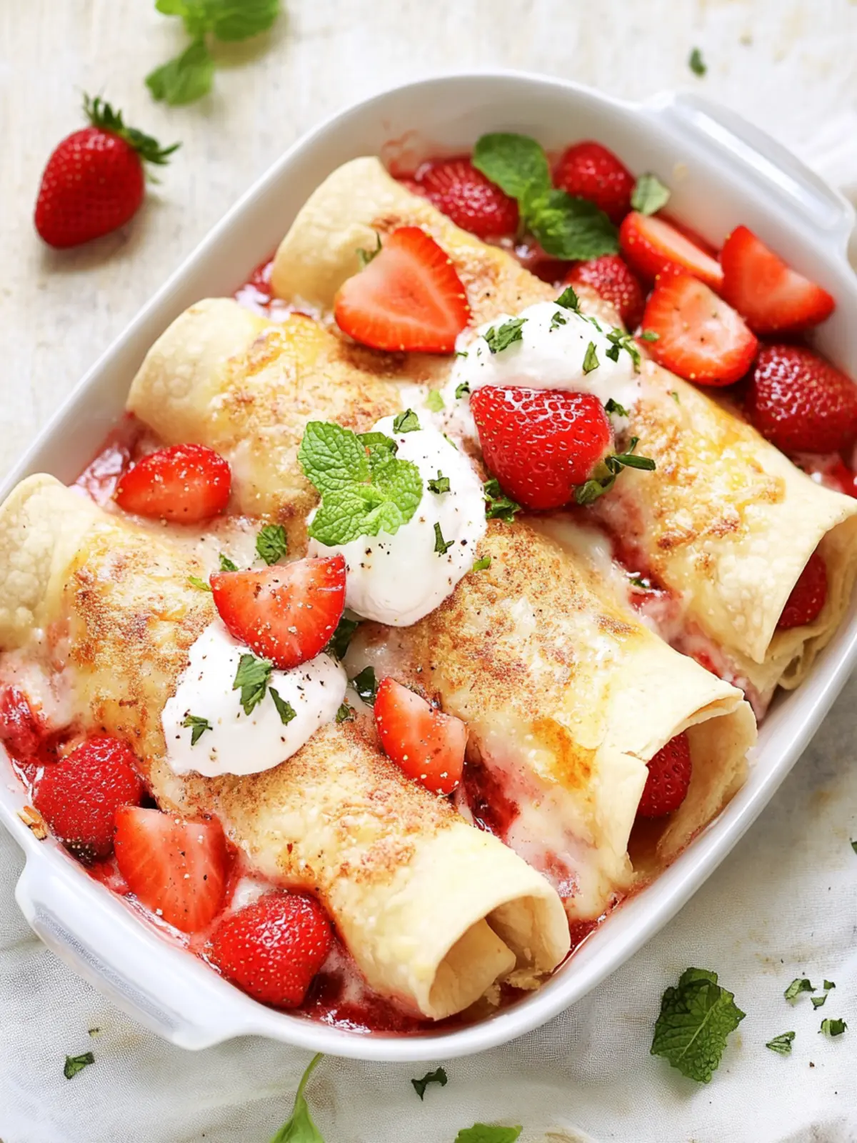 Sweet Strawberry Pie Enchiladas for a Fun Dessert Twist 4 Strawberry Pie Enchiladas