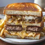 Double Decker French Onion Patty Melt That Steals Hearts 10 Double Decker French Onion Patty Melt