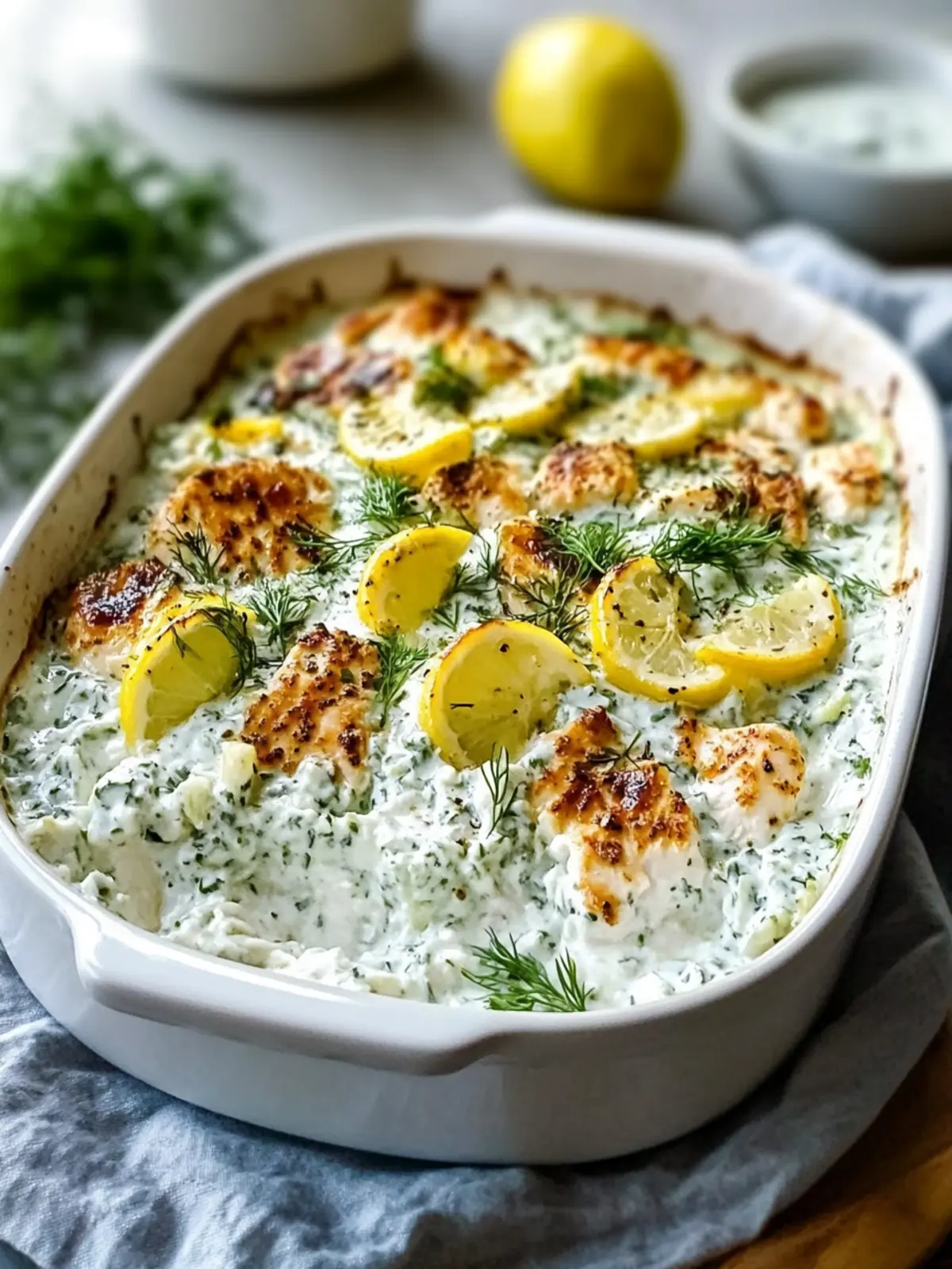 Delicious Dump-and-Bake Chicken Tzatziki Casserole Magic 3 Dump-and-Bake Chicken Tzatziki Casserole