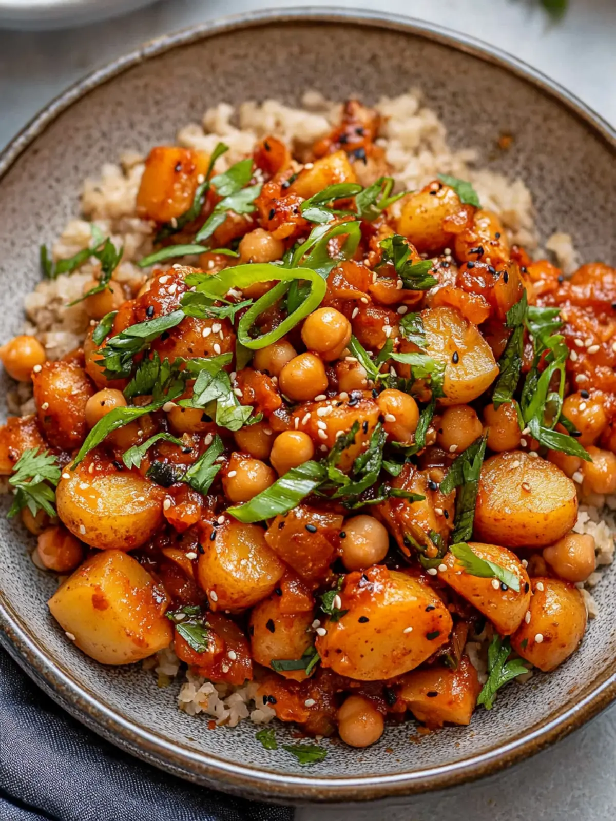 Gochujang Potatoes and Chickpeas for Flavor-Packed Meals 4 Gochujang Potatoes and Chickpeas