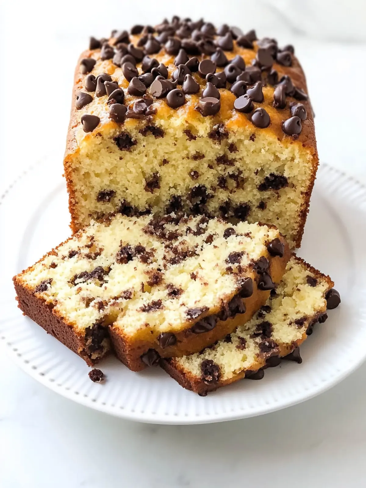 Sour Cream Chocolate Chip Pound Cake That's Pure Bliss 2 Sour Cream Chocolate Chip Pound Cake