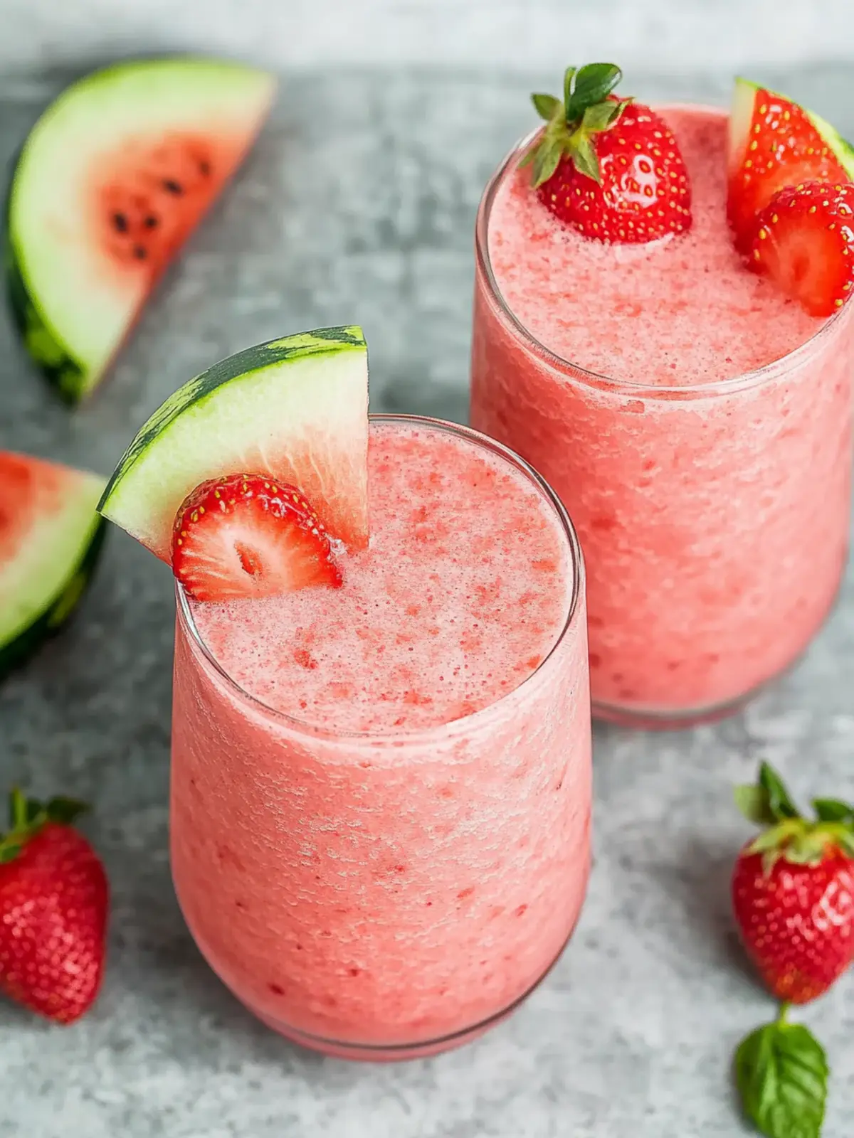 Refreshing Watermelon Strawberry Smoothie for Summer Bliss 5 Watermelon Strawberry Smoothie