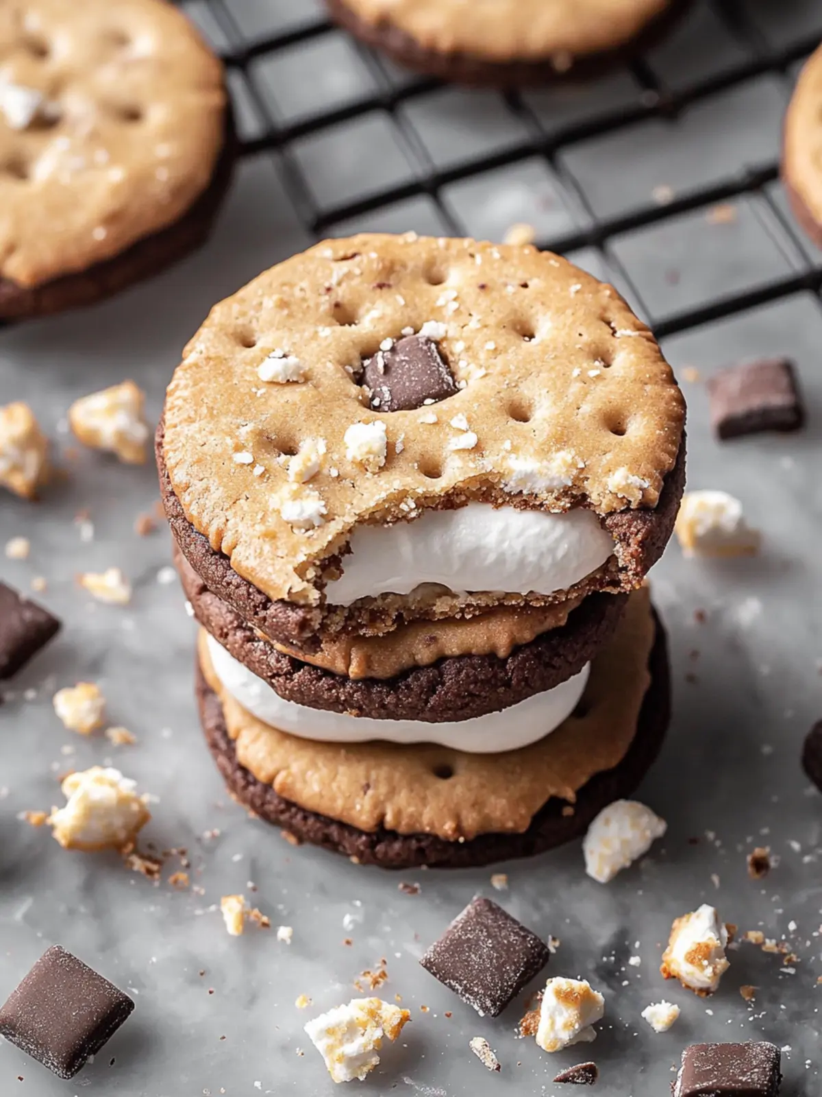 Delectable S’more Cracker Cookies Easy to Make at Home 3 S’more Cracker Cookies