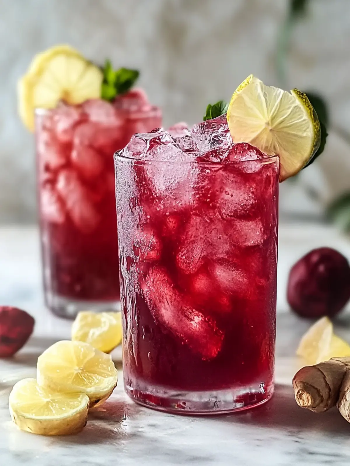Refresh with Hibiscus Ginger Iced Tea: A Sweet Summer Sip 5 Hibiscus Ginger Iced Tea