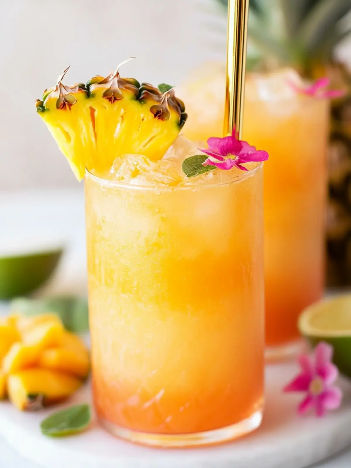 Pineapple Mango Rum Punch: Your Tropical Escape in a Glass 2 Pineapple Mango Rum Punch