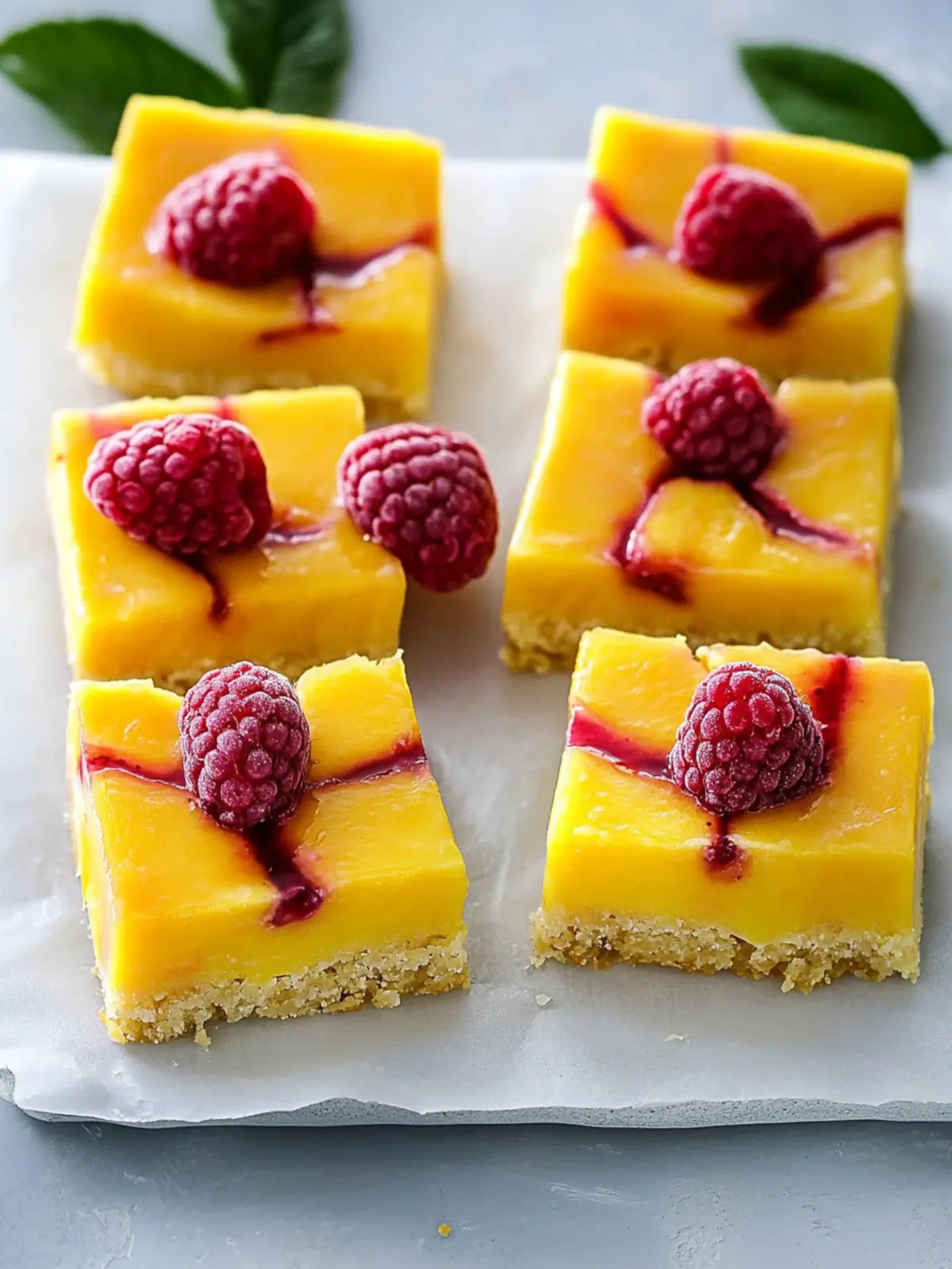 Mouthwatering Raspberry Mango Bars You’ll Crave Today 4 Raspberry Mango Bars