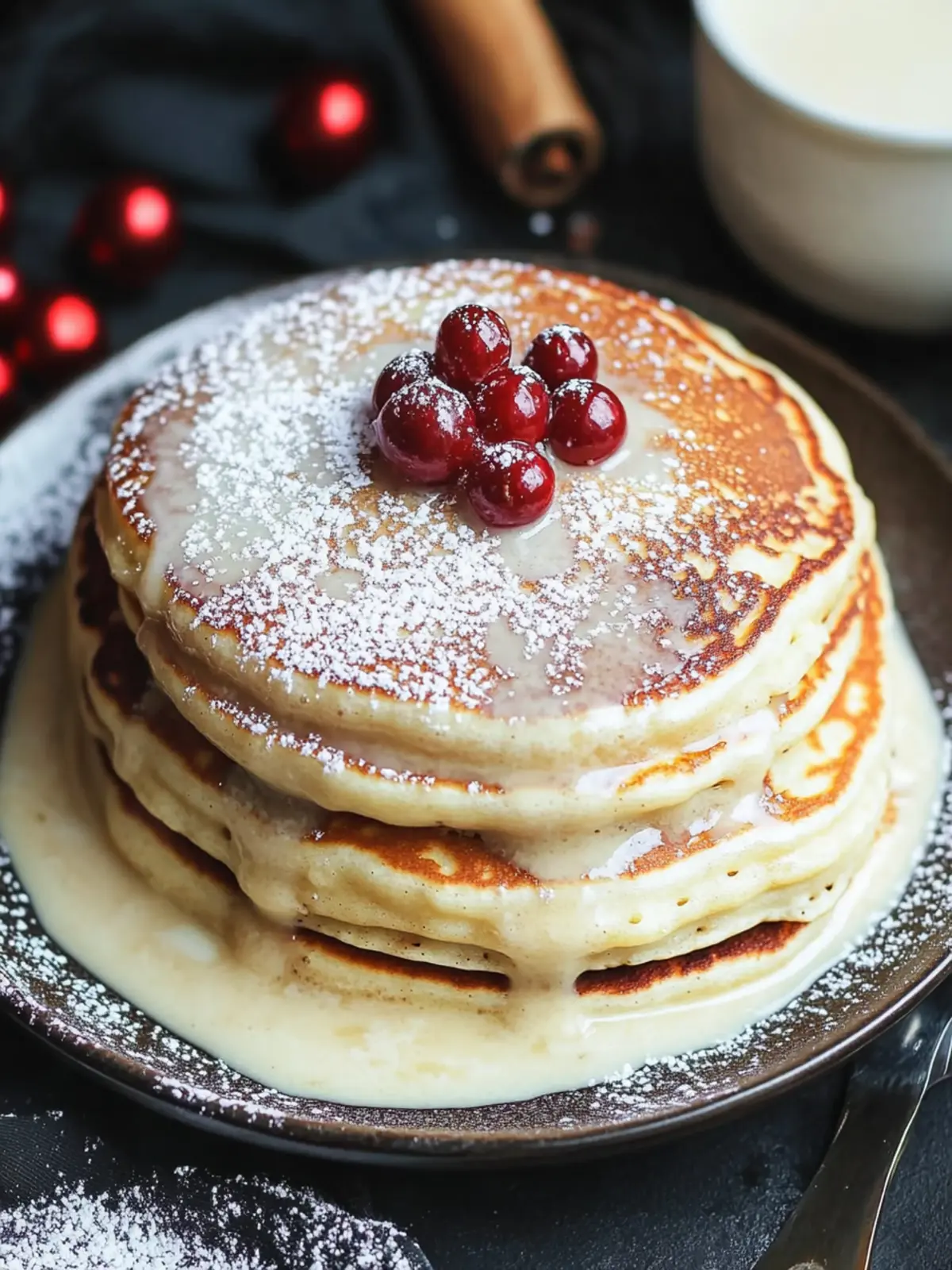 Deliciously Fluffy Eggnog Pancakes for a Cozy Breakfast 5 Eggnog Pancakes
