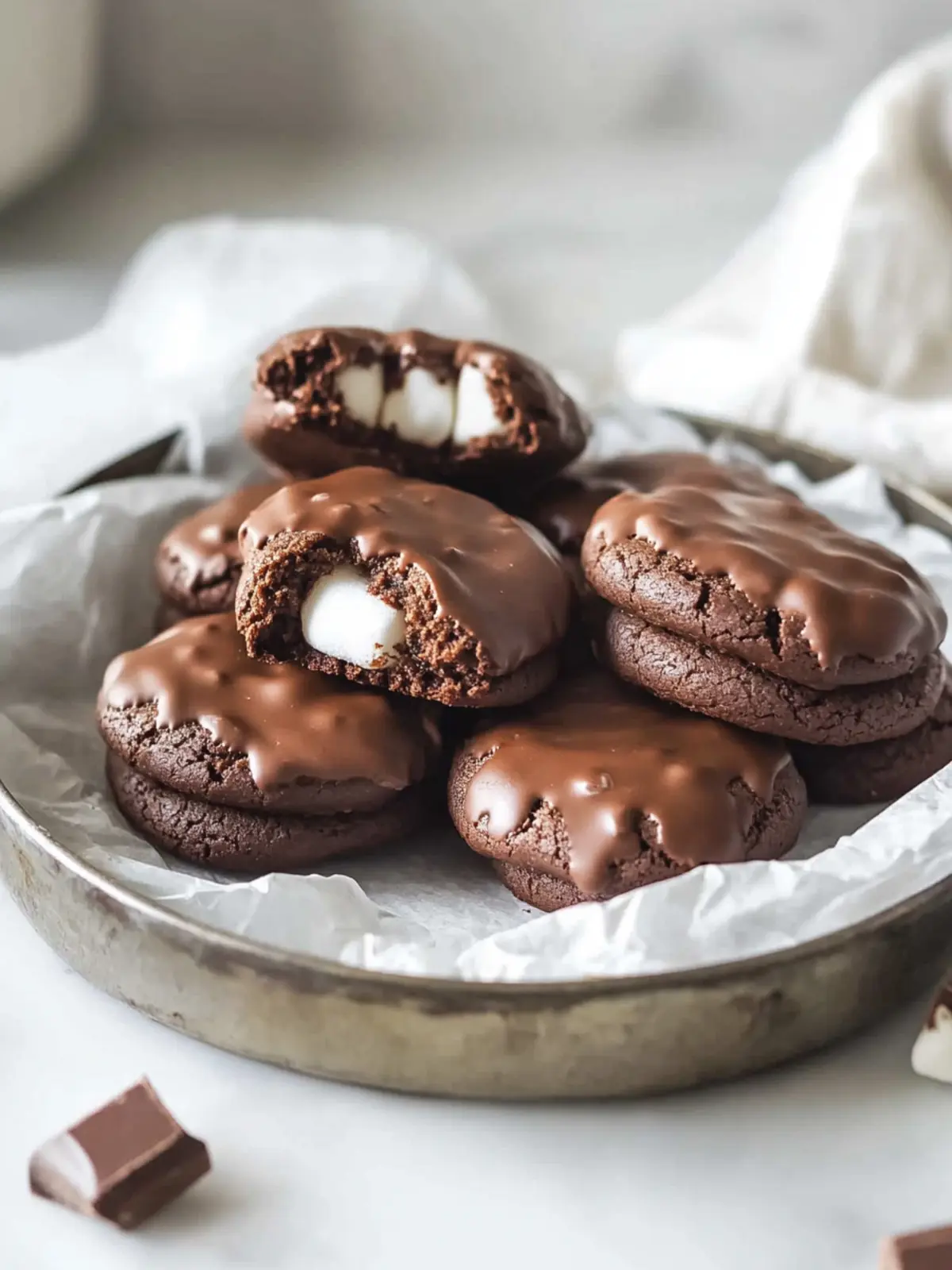Decadent Chocolate Marshmallow Cookies You’ll Crave Daily 2 Chocolate Marshmallow Cookies