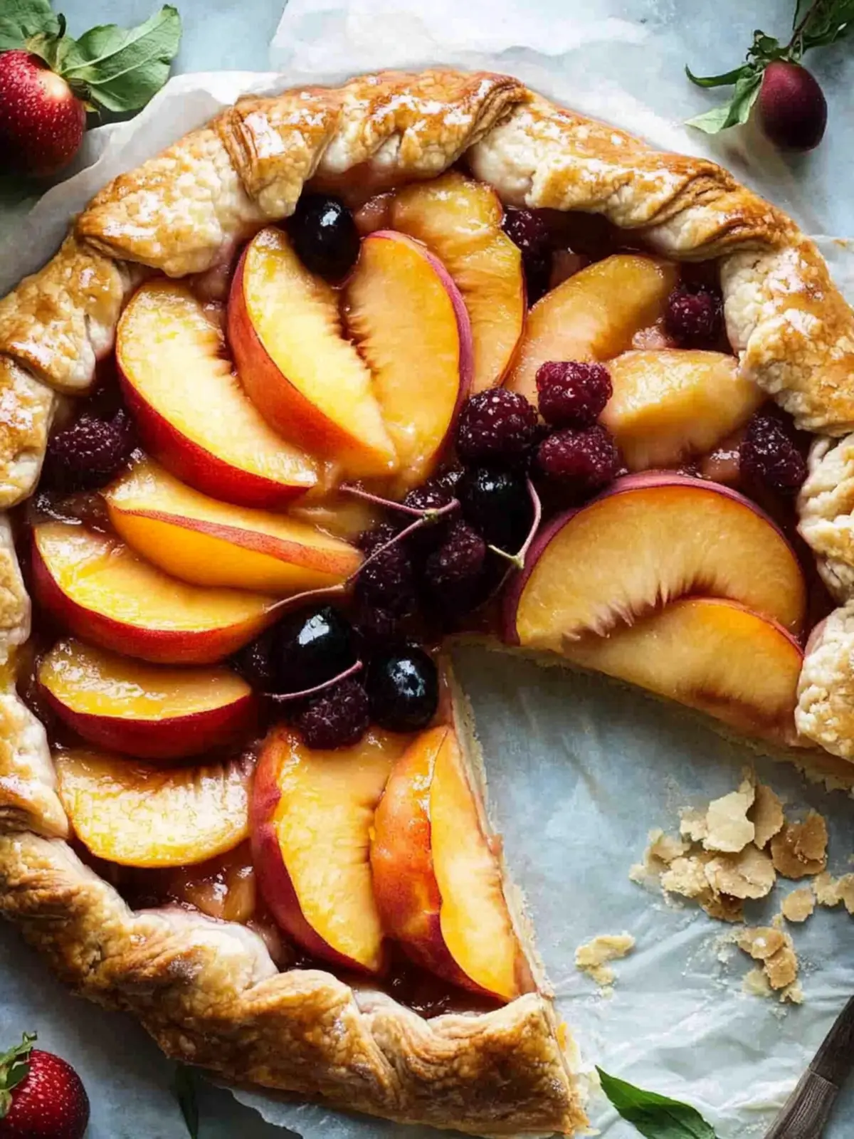Delicious Summer Peach Galette: A Slice of Homemade Heaven 2 Summer Peach Galette