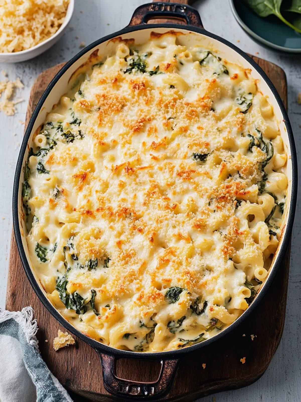 Creamy Spinach Artichoke Mac and Cheese Your New Favorite Comfort Food 4 Spinach Artichoke Mac and Cheese