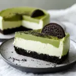 Irresistible Matcha Cheesecake with Crunchy Oreo Crust 6 Matcha Cheesecake with Oreo Crust