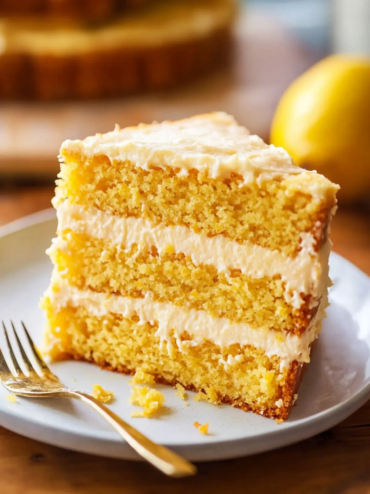 Irresistible Layered Cornbread Cake with Honey Buttercream 2 Layered Cornbread Cake