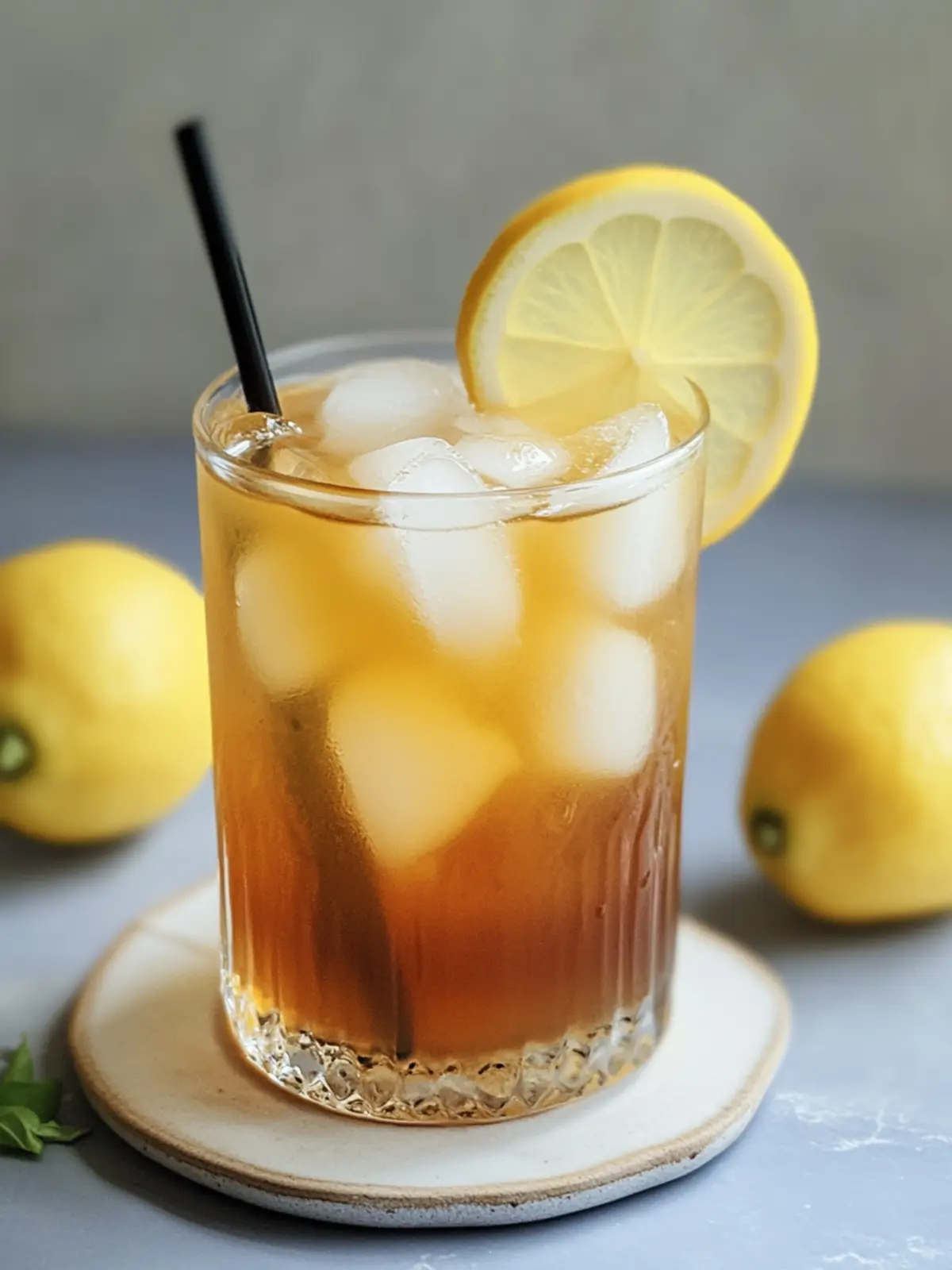 Refreshing Lemon Vanilla Black Iced Tea for Summer Bliss 3 Lemon Vanilla Black Iced Tea