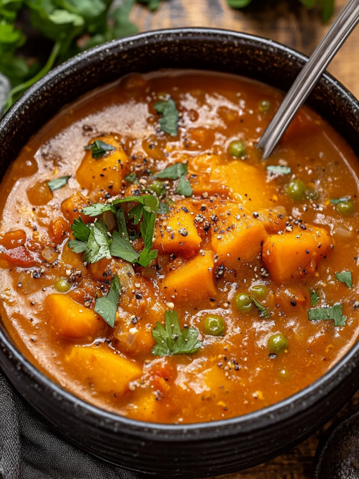 Warm Up with Hearty Vegan Sweet Potato Stew Tonight 2 Hearty Vegan Sweet Potato Stew