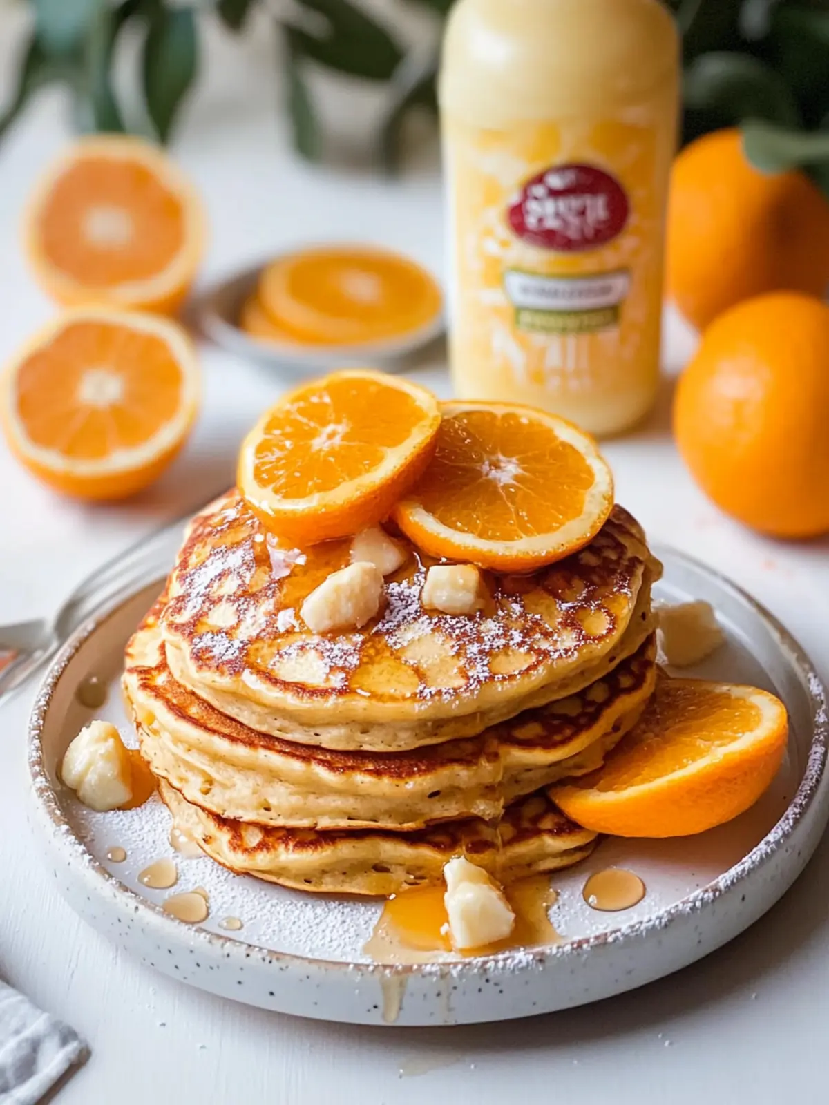 Fluffy Orange Pancakes with Creamy Syrup You’ll Love 5 Orange Pancakes
