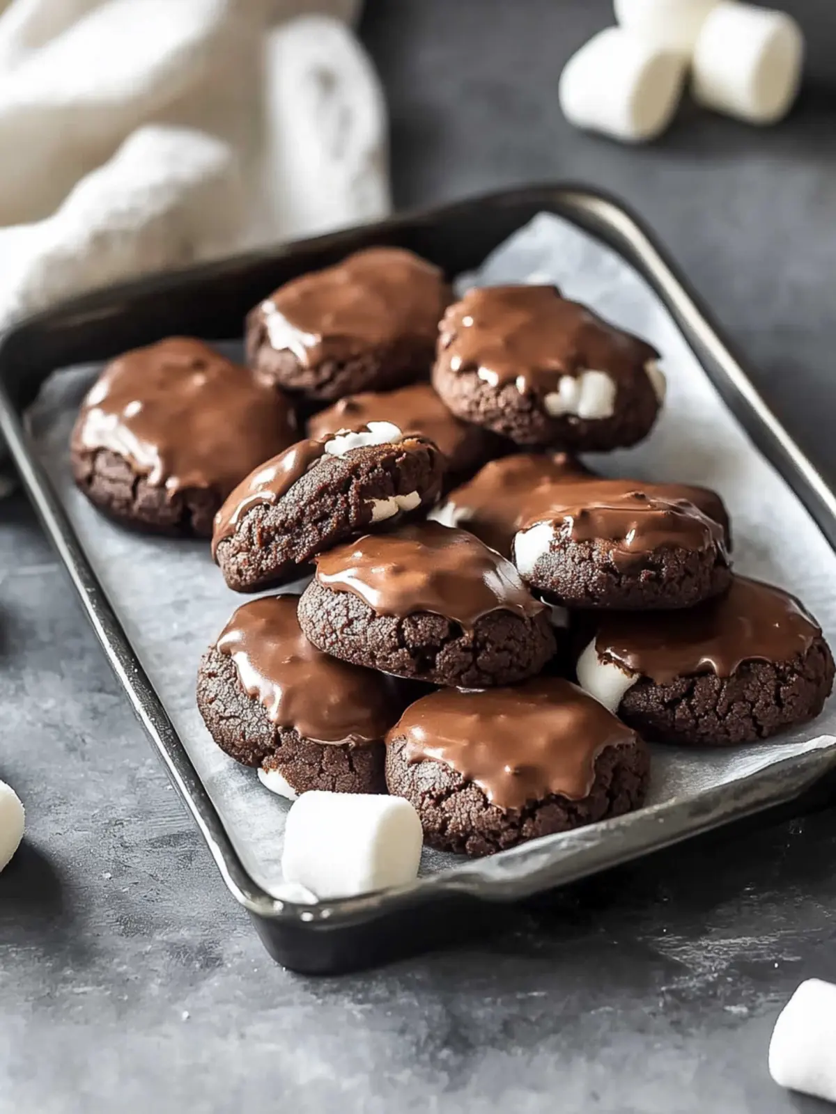 Decadent Chocolate Marshmallow Cookies You’ll Crave Daily 5 Chocolate Marshmallow Cookies