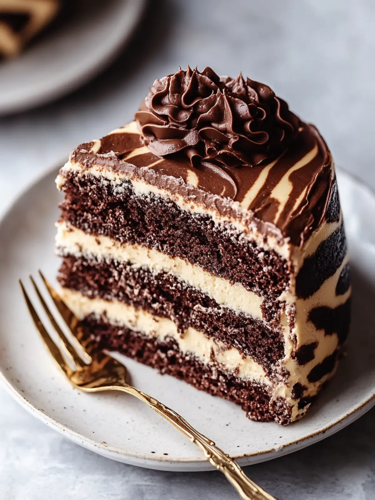 Mouthwatering Zebra Cake with Cream Cheese Frosting Recipe 4 Zebra Cake with Cream Cheese Frosting