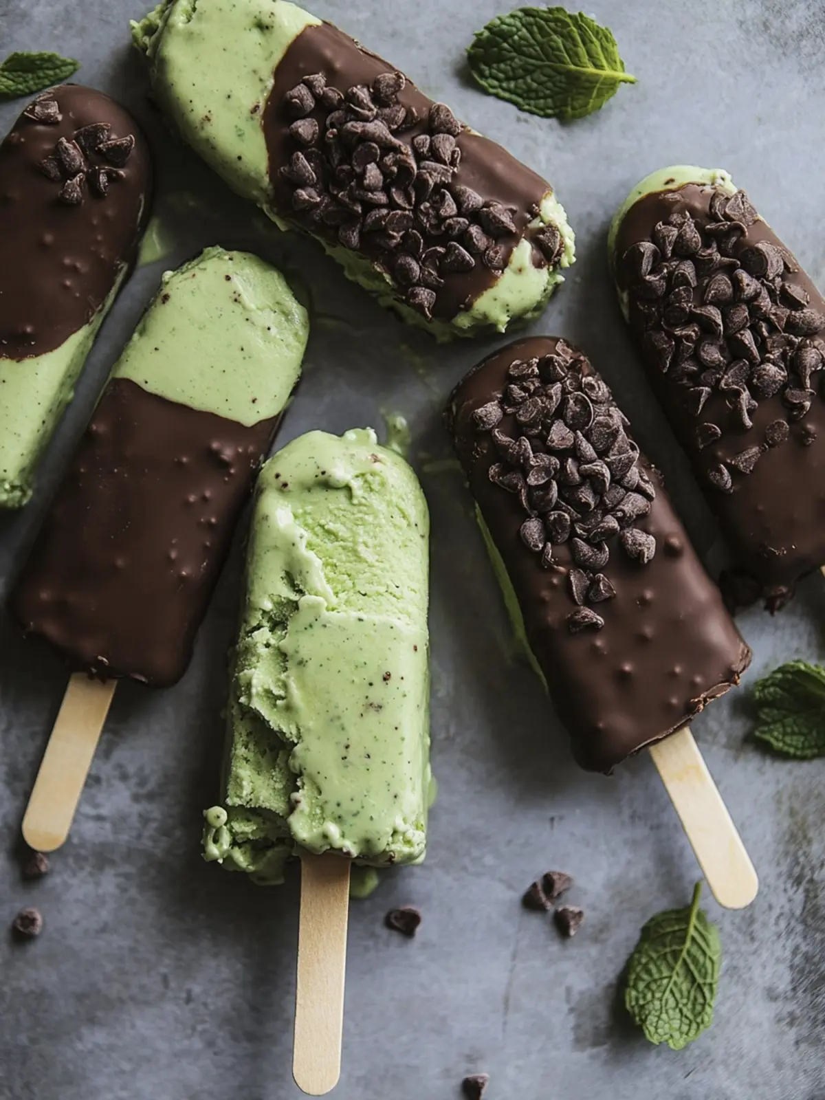 Delicious Avocado Mint Chocolate Ice Cream Bars You’ll Love 3 Avocado Mint Chocolate Ice Cream Bars