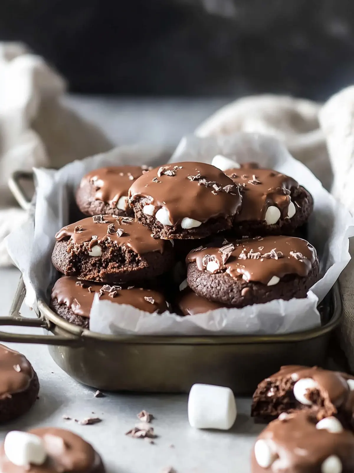 Decadent Chocolate Marshmallow Cookies for Cozy Moments 2 Chocolate Marshmallow Cookies
