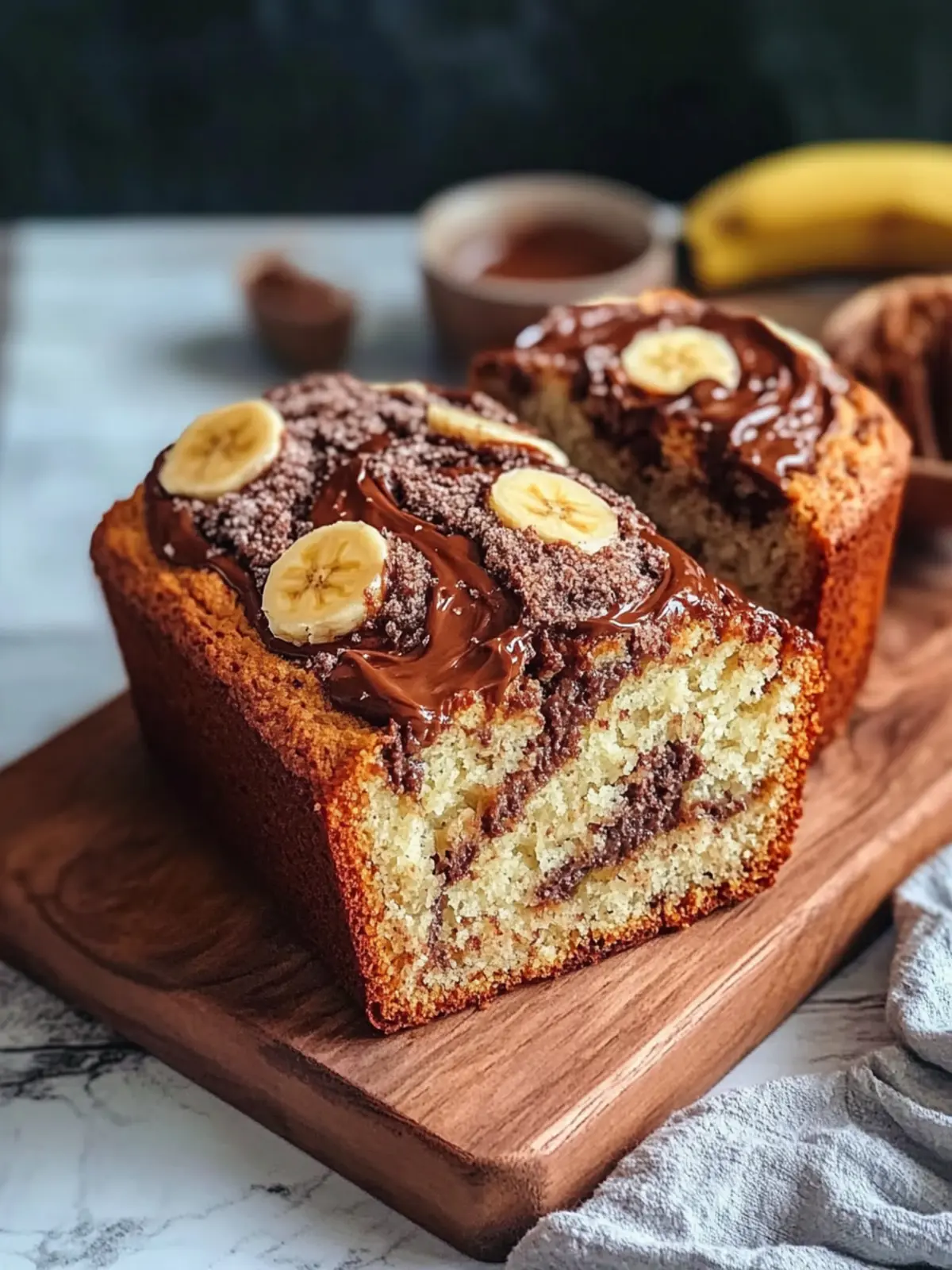 Irresistible Nutella Swirl Banana Bread That's Pure Bliss 2 Nutella Swirl Banana Bread