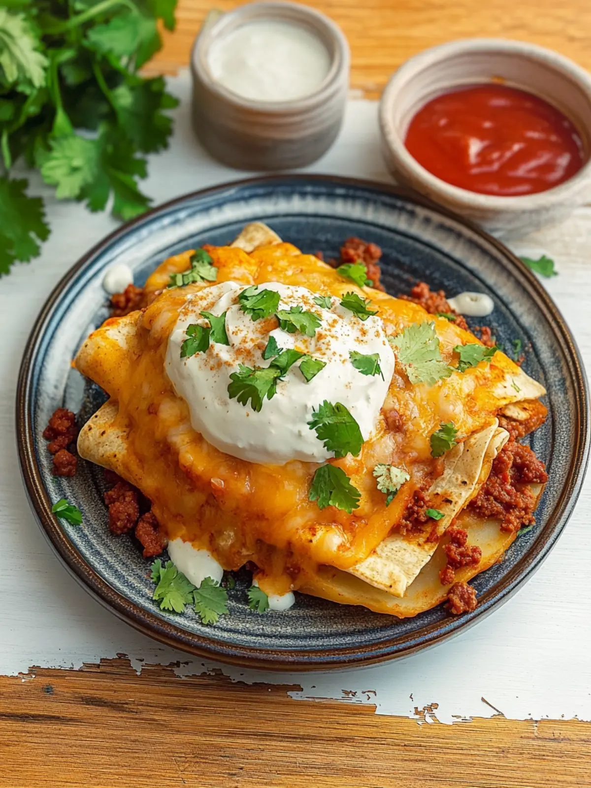 Stacked Potato and Chorizo Enchiladas for Cozy Nights In 5 Stacked Potato and Chorizo Enchiladas