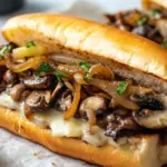 Irresistible Vegetarian Mushroom Philly Cheesesteak Delight 6 Vegetarian Mushroom Philly Cheesesteak with Caramelized Onions