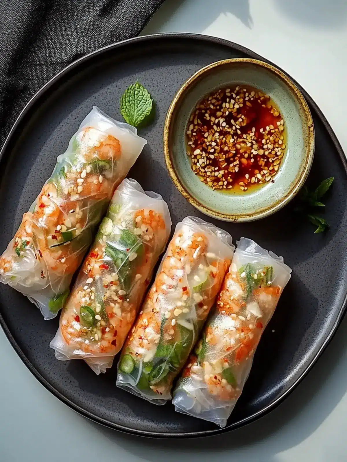 Delicious Air Fryer Rice Paper Noodle Rolls You Can Customize 5 Air Fryer Rice Paper Noodle Rolls