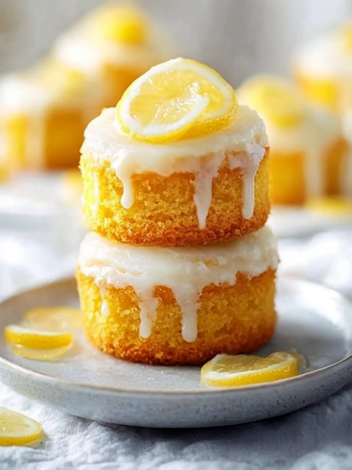 Deliciously Easy Mini Lemon Drizzle Cakes for Sweet Moments 3 Mini Lemon Drizzle Cakes