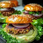 Savory Oven Baked Cabbage Burger for a Fun Twist on Dinner 8 Oven Baked Cabbage Burger