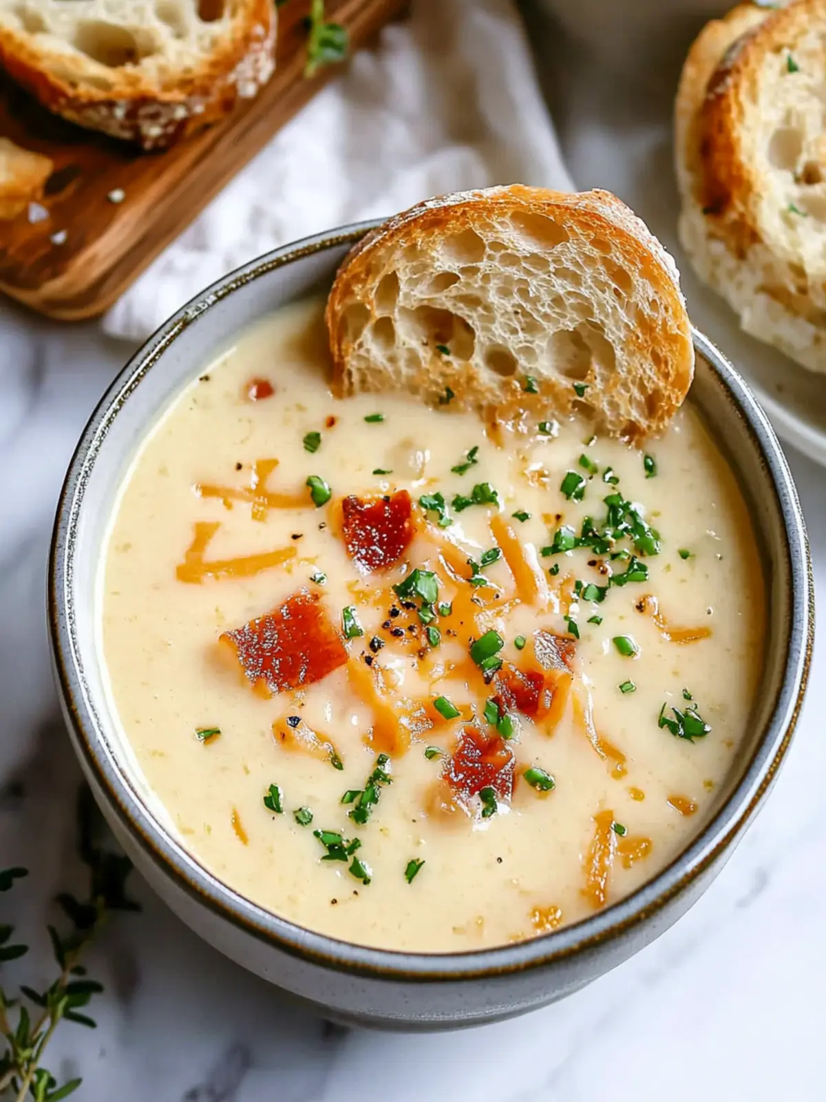 Indulge in Creamy White Cheddar Beer Cheese Soup Bliss 2 Creamy White Cheddar Beer Cheese Soup