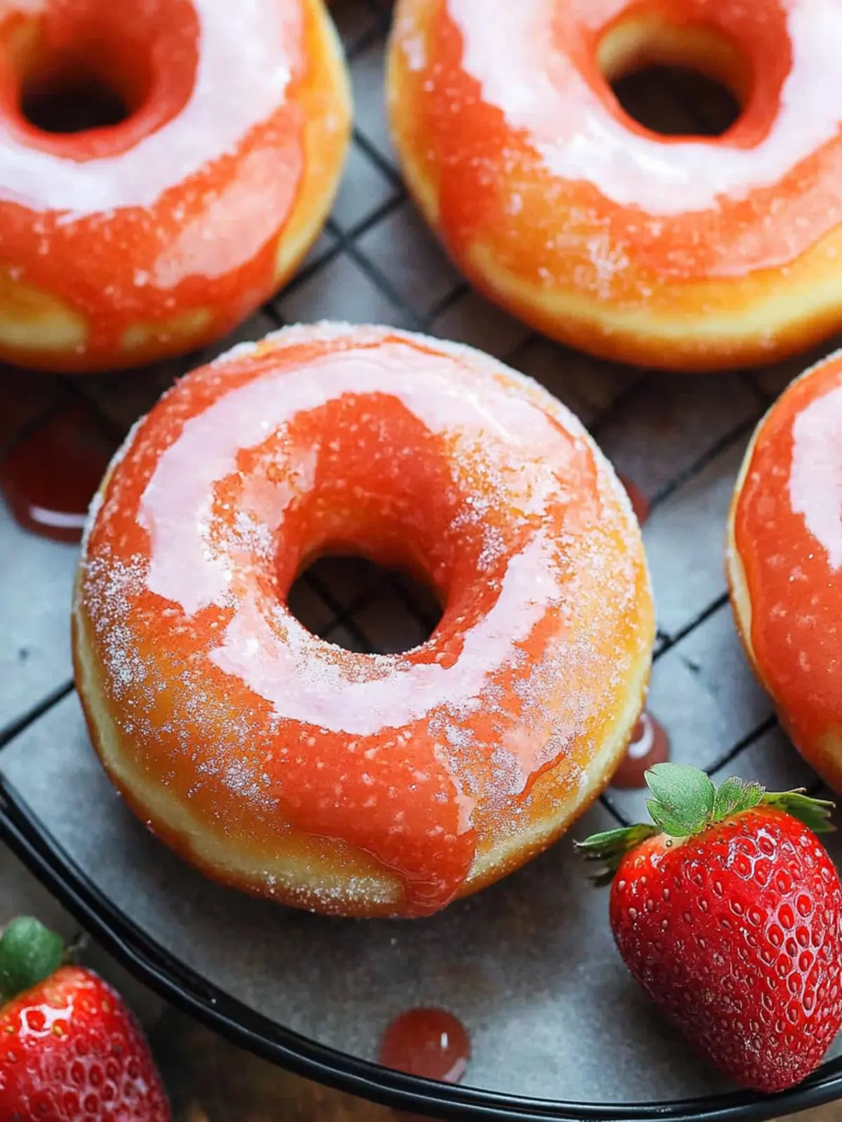 Irresistible Strawberry Buttermilk Doughnuts You Can Make Today 2 Strawberry Buttermilk Doughnuts