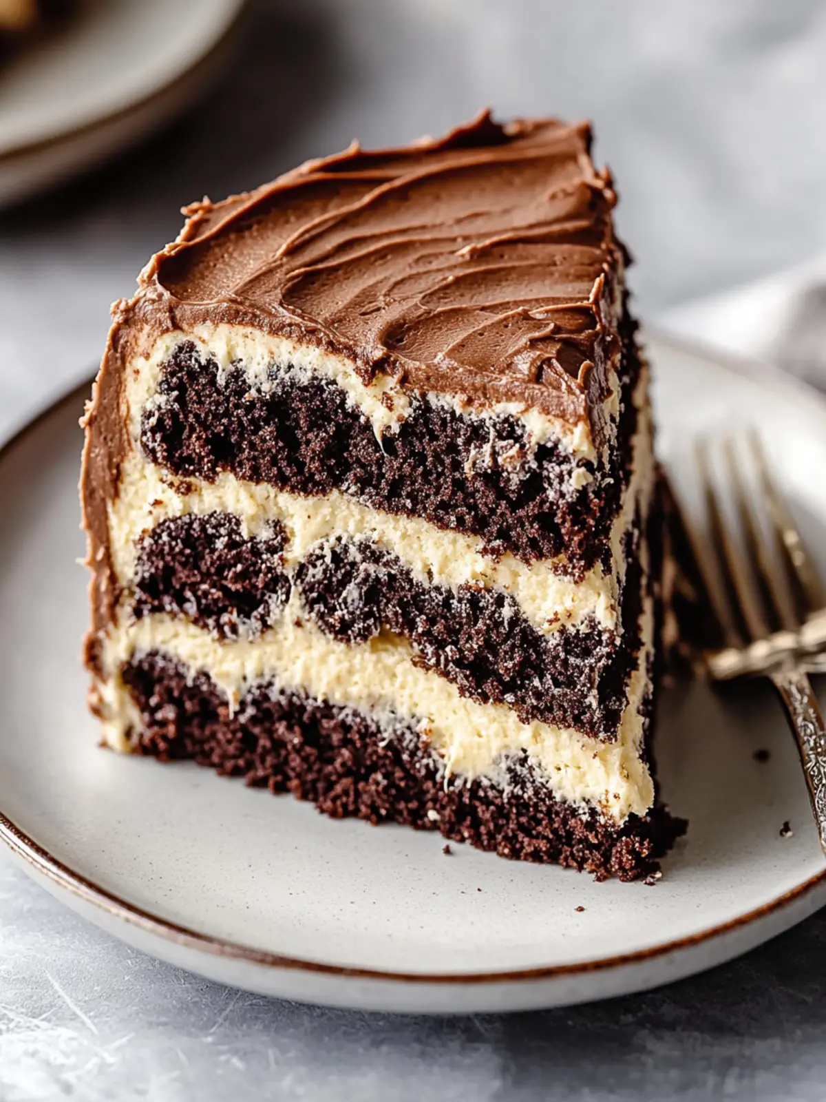 Mouthwatering Zebra Cake with Cream Cheese Frosting Recipe 3 Zebra Cake with Cream Cheese Frosting