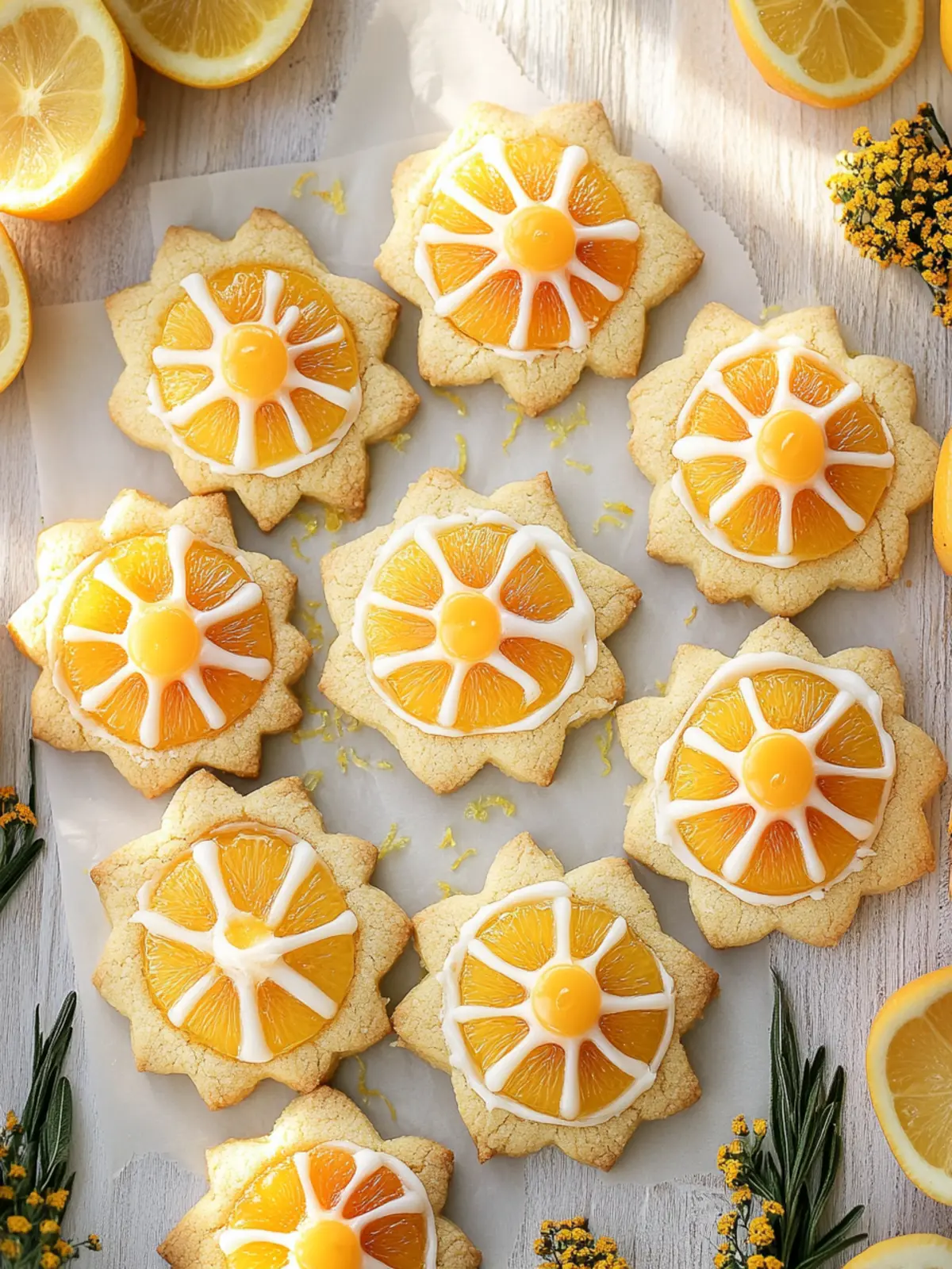 Delight in Summer Solstice Sun Cookies with Lemon Curd Bliss 2 Summer Solstice Sun Cookies with Lemon Curd