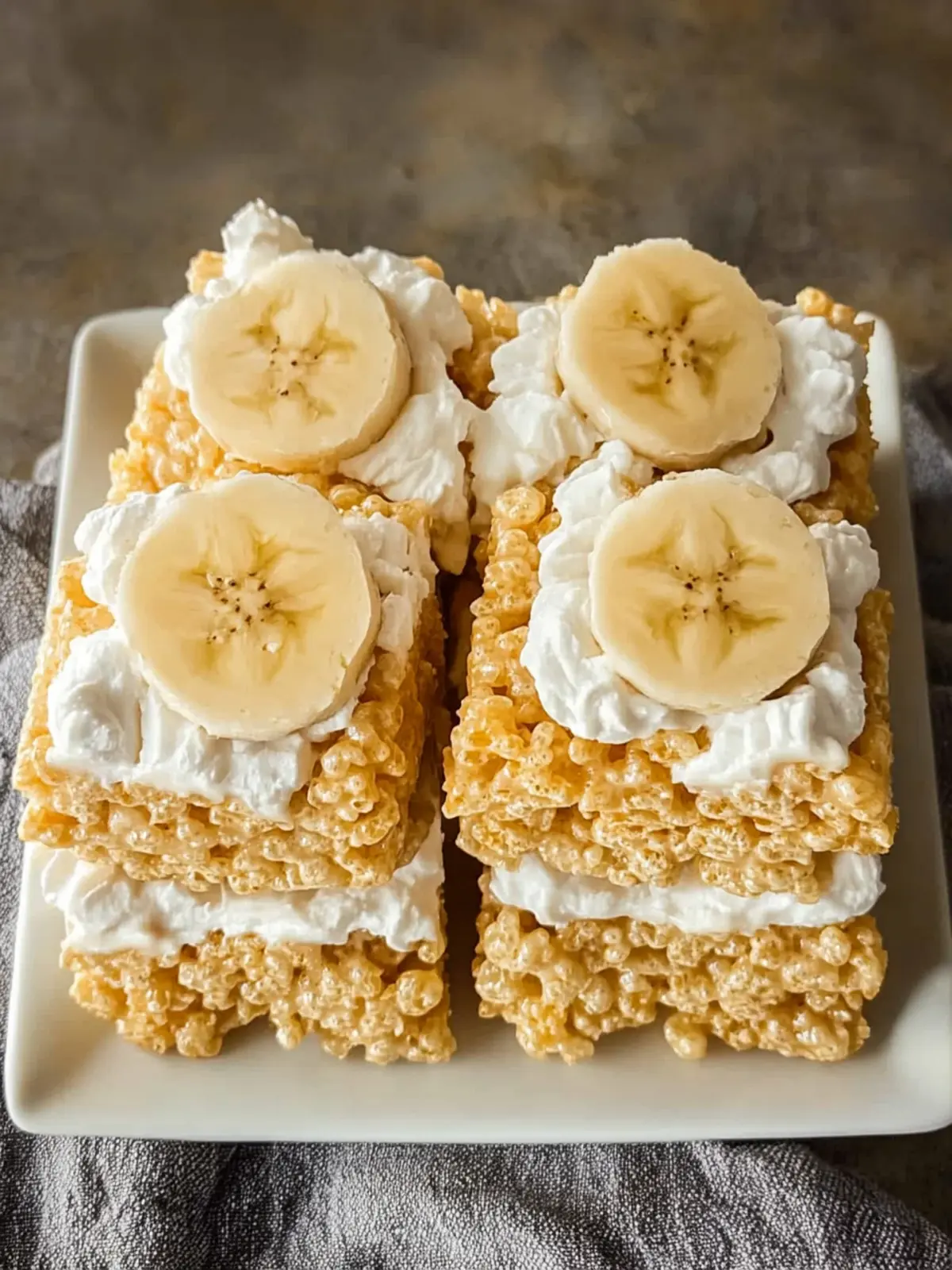 Irresistible Banana Pudding Rice Krispie Treats You’ll Love 3 Banana Pudding Rice Krispie Treats