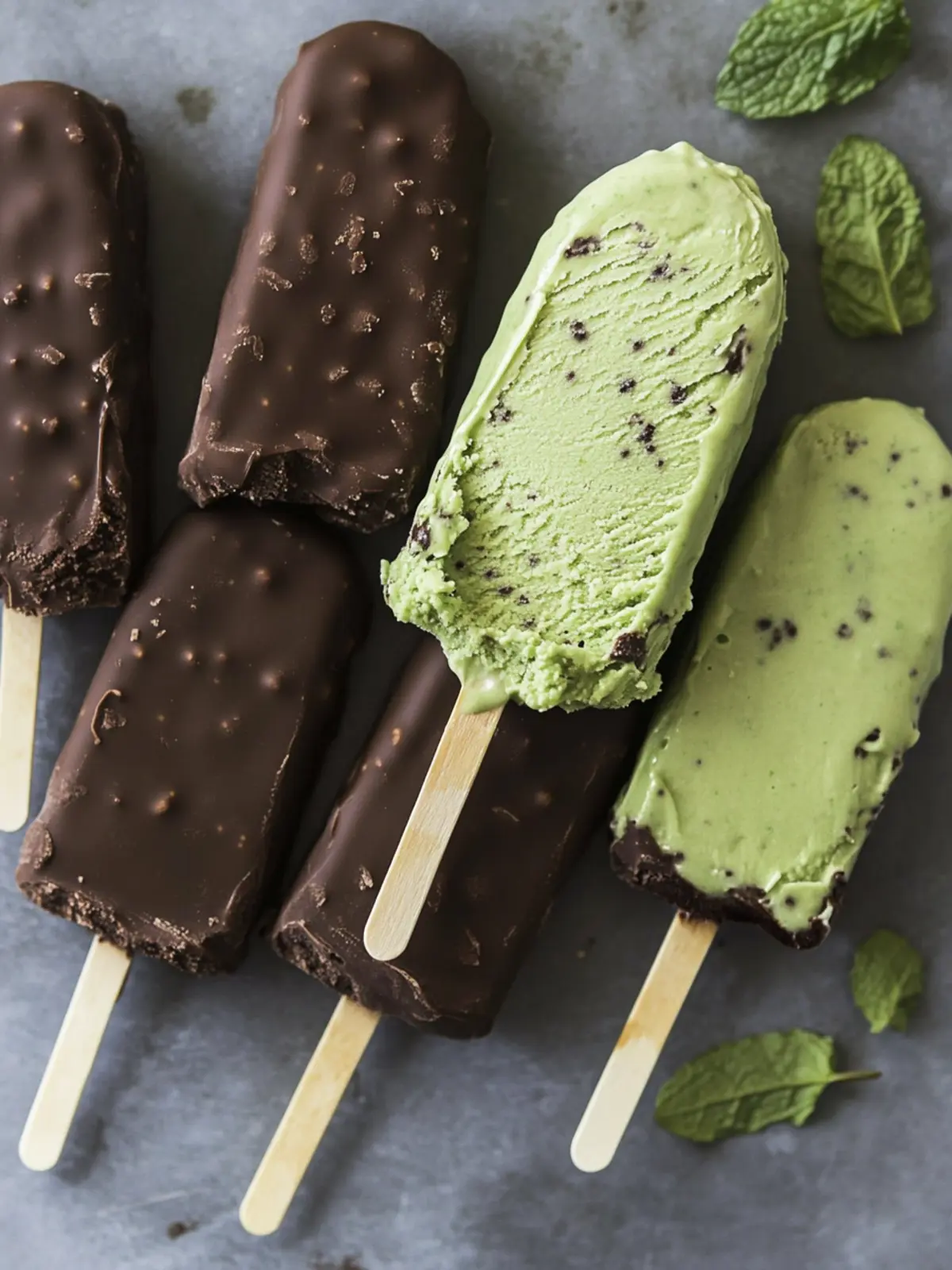 Delicious Avocado Mint Chocolate Ice Cream Bars You’ll Love 2 Avocado Mint Chocolate Ice Cream Bars