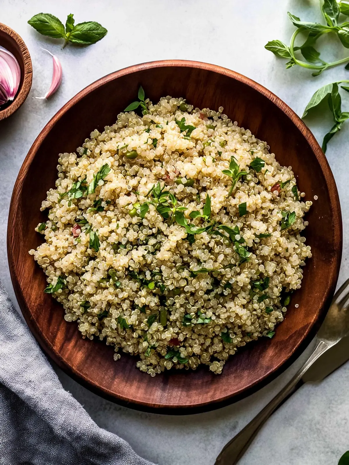 Herb and Garlic Quinoa: A Flavorful Boost to Your Meals 2 Herb and Garlic Quinoa