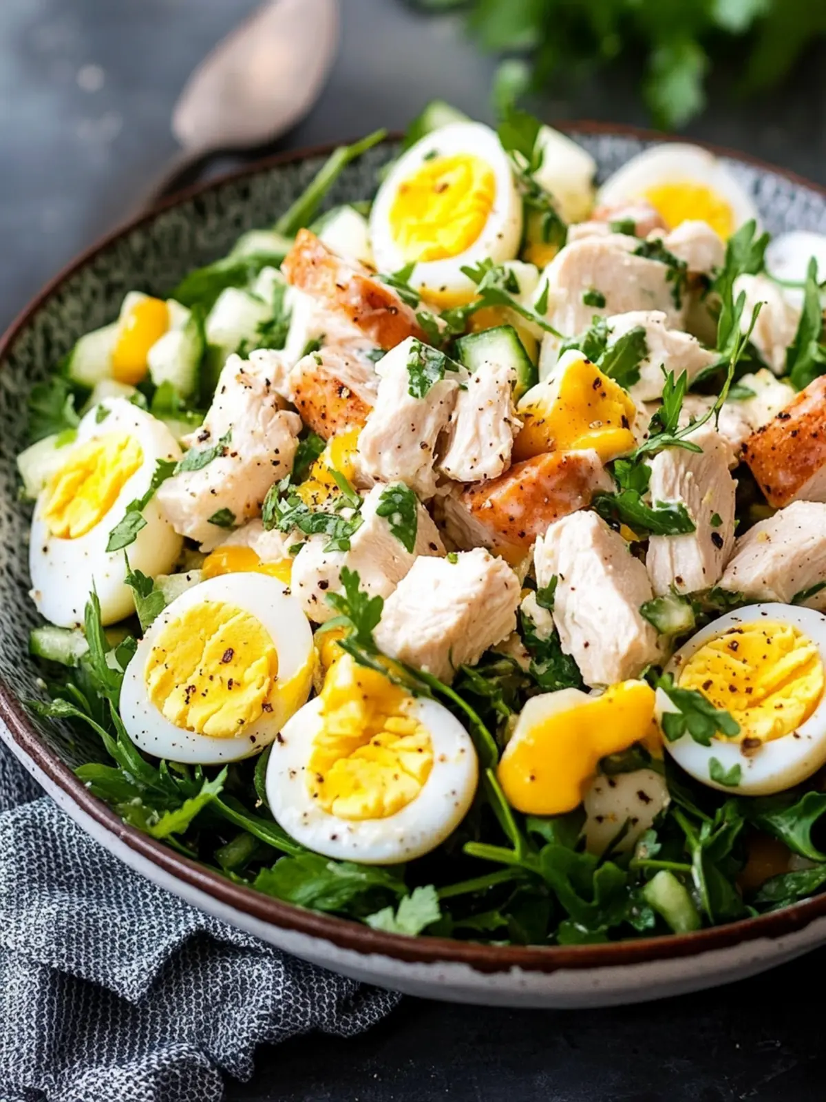 Delicious Low Carb Chicken Egg Salad in Just 10 Minutes 3 Low Carb Chicken Egg Salad