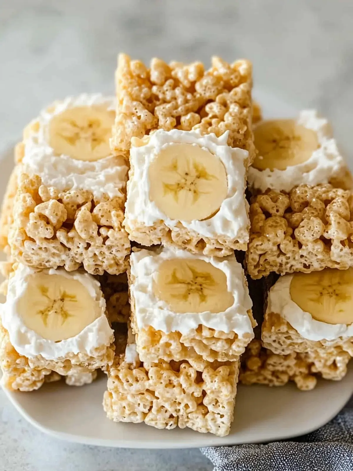 Irresistible Banana Pudding Rice Krispie Treats You’ll Love 4 Banana Pudding Rice Krispie Treats