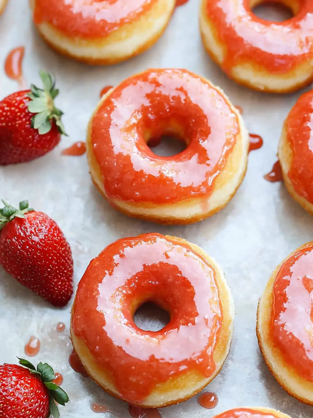 Irresistible Strawberry Buttermilk Doughnuts You Can Make Today 3 Strawberry Buttermilk Doughnuts