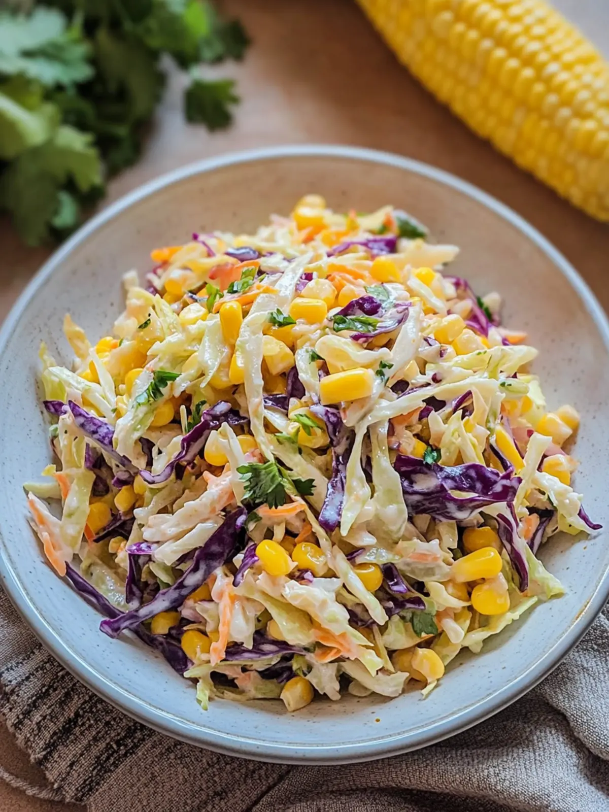 Zesty Spicy Corn Slaw: A Vibrant Twist on Traditional Coleslaw 2 Spicy Corn Slaw