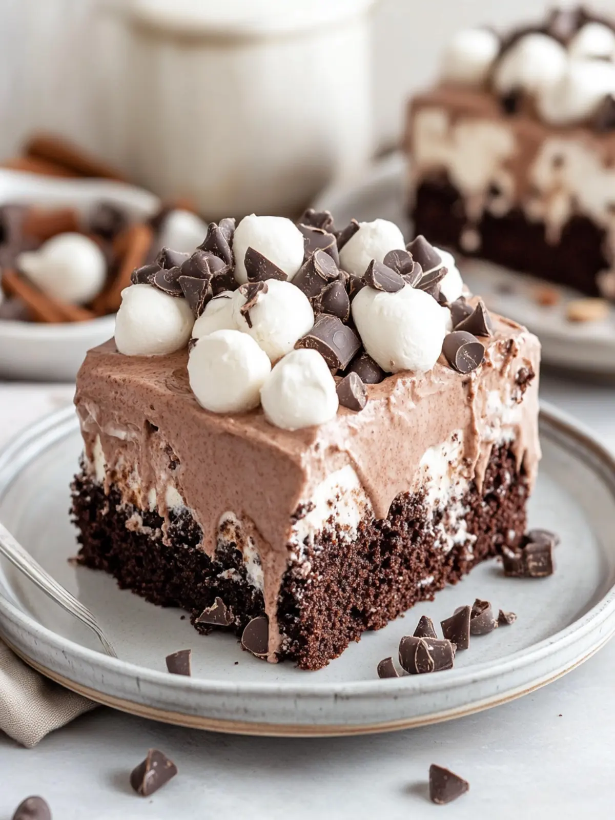 Indulge in Hot Cocoa Poke Cake for Ultimate Cozy Delights 4 Hot Cocoa Poke Cake