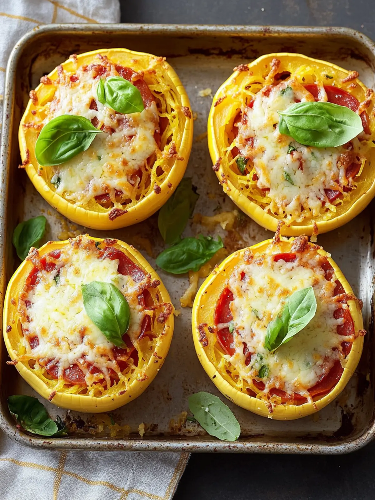 Spaghetti Squash Pizza Nests: Healthy Twist on Classic Pizza 3 Spaghetti Squash Pizza Nests