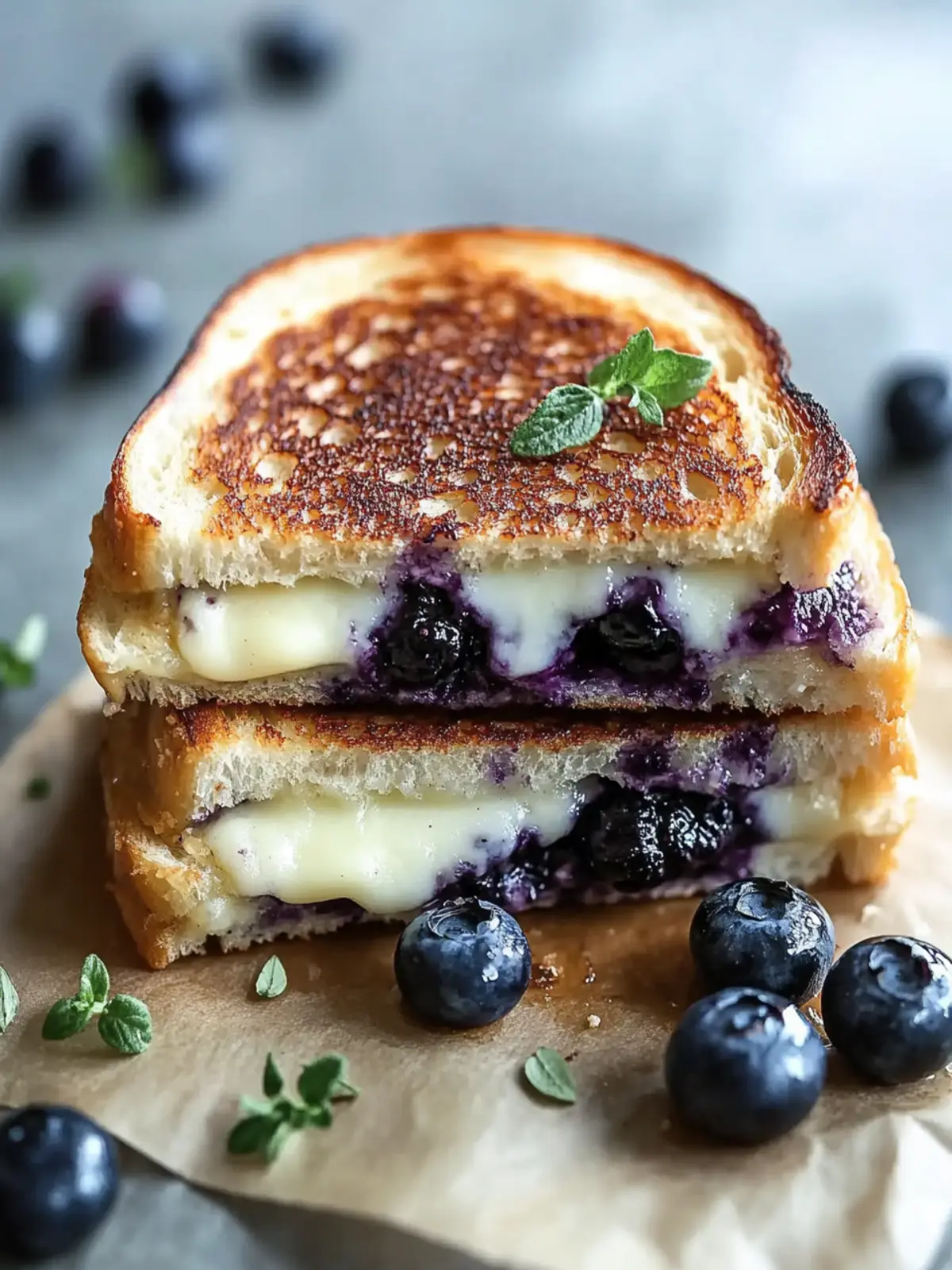 Delicious Crispy Blueberry Grilled Cheese for Gourmet Bliss 5 Crispy Blueberry Grilled Cheese