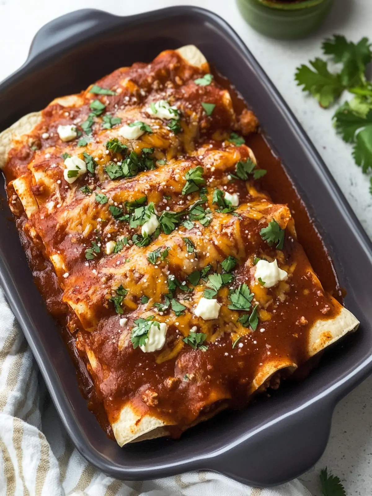Irresistible Chicken Mole Enchiladas for a Cozy Night In 3 Chicken Mole Enchiladas