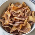 Crispy Air Fryer Churro Pasta Chips for Sweet Snacking Delight 3 Air Fryer Churro Pasta Chips